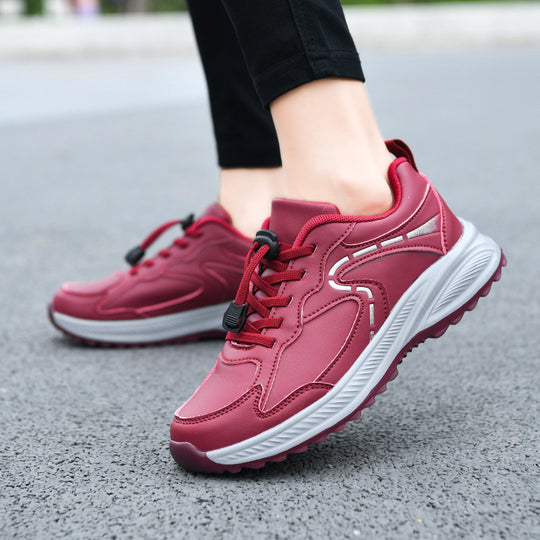 Damen Sportliche Freizeitschuhe mit Schnellverschluss und polsternder Sohle EB