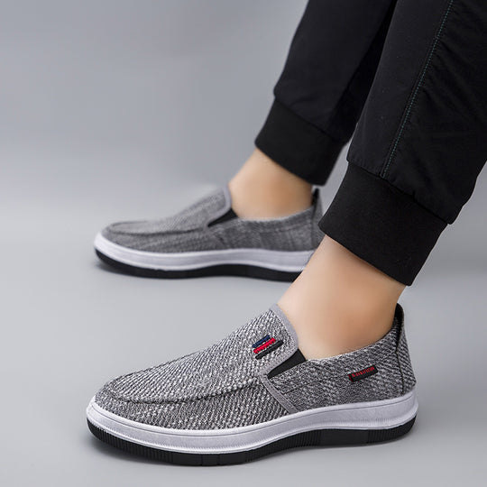 Damen Gemütliche Slip-On Schuhe mit atmungsaktiver Oberflächenstruktur EB