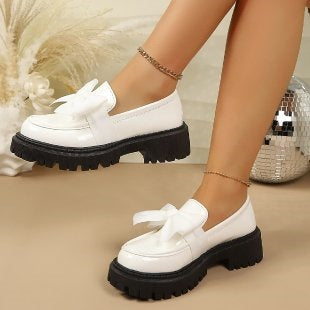 Damen Modische Slipper mit Schleifendetail EB