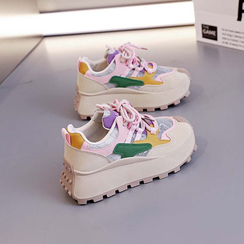 Damen trendige Sneakers mit einzigartigem Design und ergonomischer Dämpfung EB