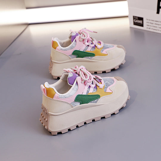 Damen trendige Sneakers mit einzigartigem Design und ergonomischer Dämpfung EB