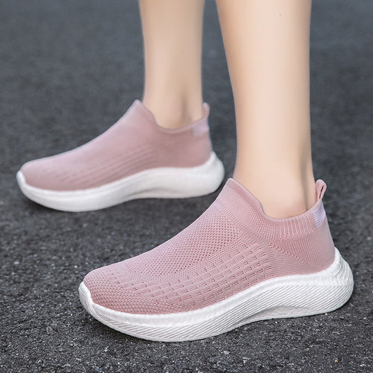 Herren nan nahtloser Strick-Schlupfschuh mit ergonomischer Zwischensohle und Fersenlasche EB