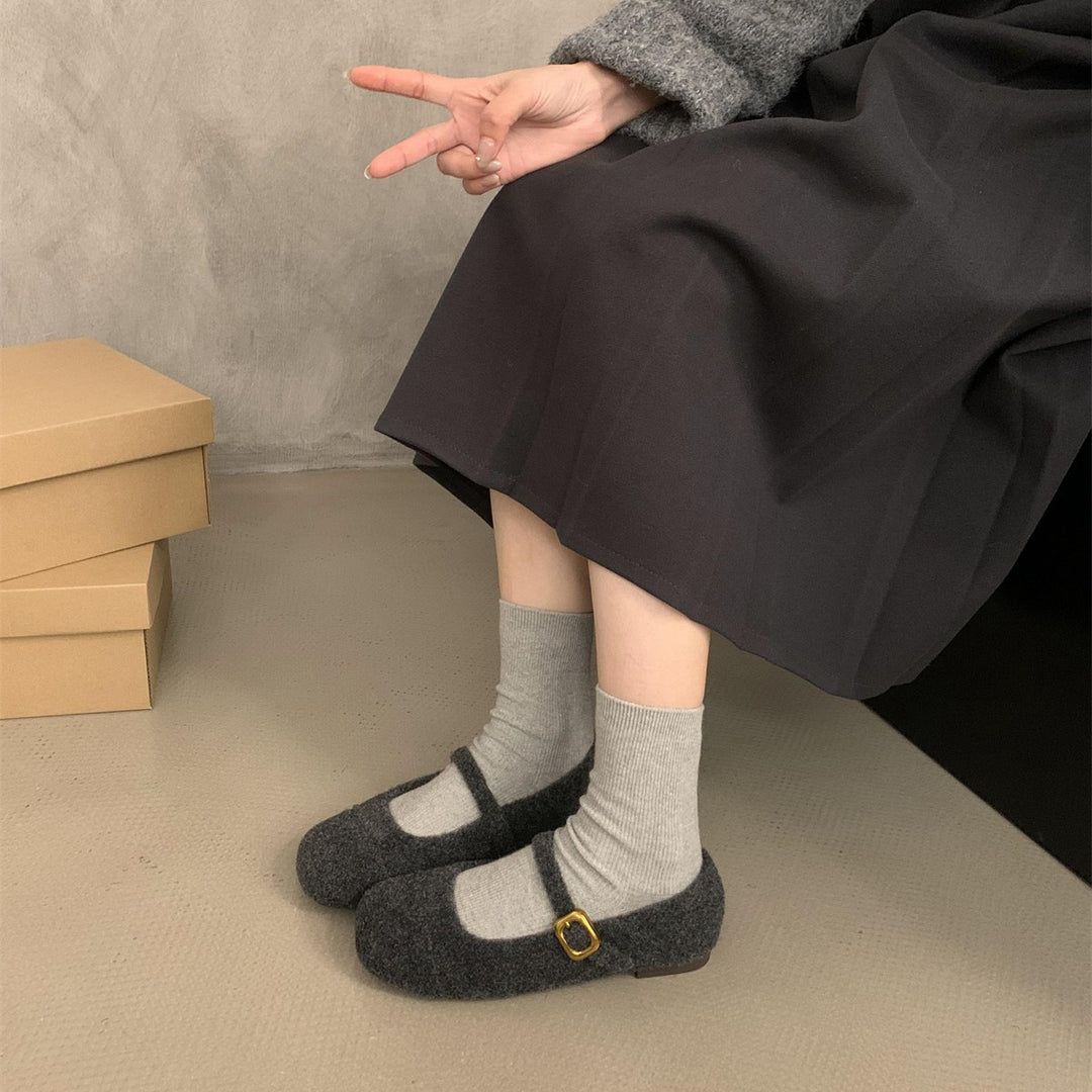 Damen bequeme Hausschuhe mit verstellbarem Riemen und weichem Innenfutter EB