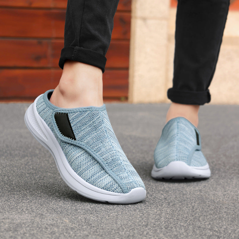 Damen Bequeme Hausschuhe mit rutschfester Sohle und elastischem Obermaterial EB