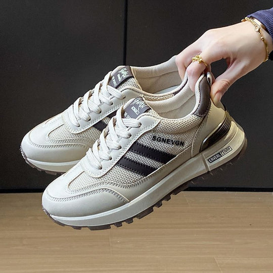 Damen Sportliche Freizeitschuhe mit atmungsaktiver Oberflächenstruktur EB