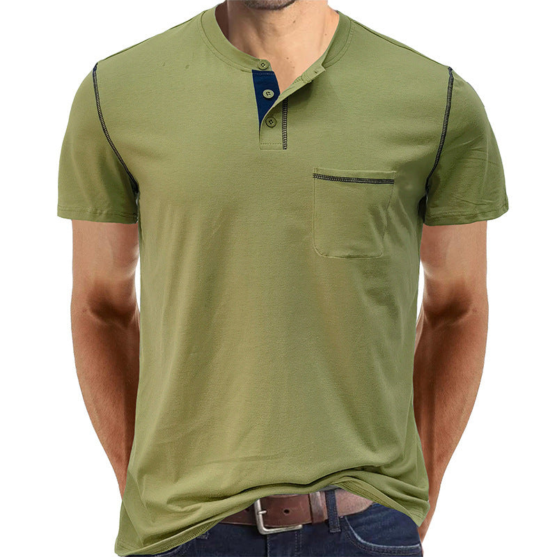EB | Kurzärmeliges Henley-Hemd