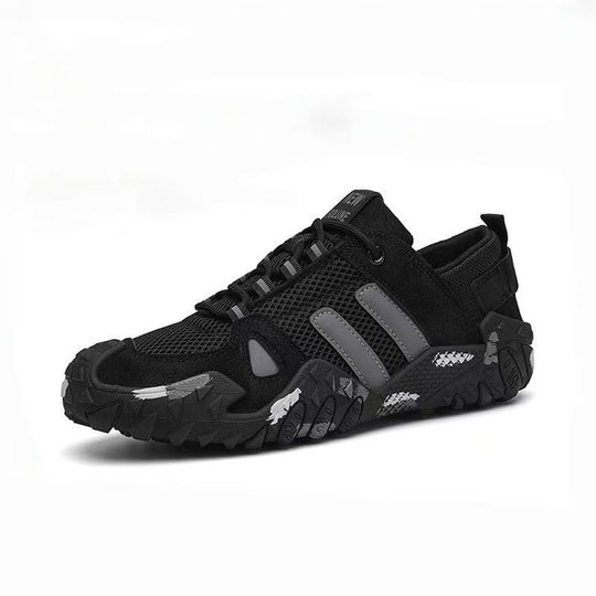 Damen Sportliche Mesh-Sneaker mit stoßdämpfender Sohle und rutschfester Außensohle EB