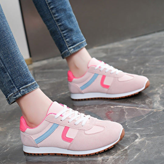 Damen Sportliche Sneakers mit modischem Farbverlauf EB