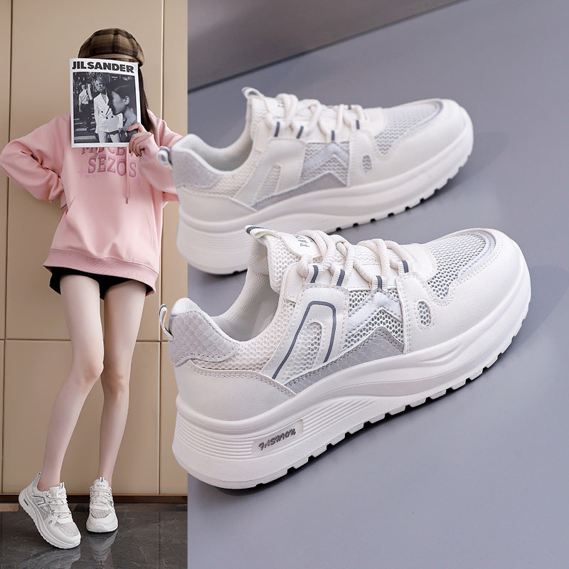 Damen Sneakers mit atmungsaktivem Mesh-Design und stoßdämpfender Sohle EB