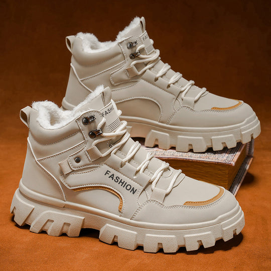 Damen hohe Winterstiefel mit isolierendem Innenfutter und rutschfester Sohle EB