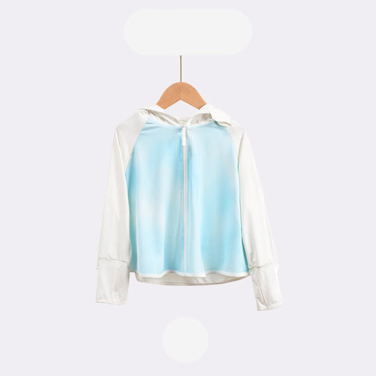 Kinder UV-Schutzjacke mit Kapuze und atmungsaktiven Eigenschaften EB