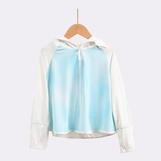 Damen Sonnenschutzjacke mit Kapuze und atmungsaktivem Material R&B