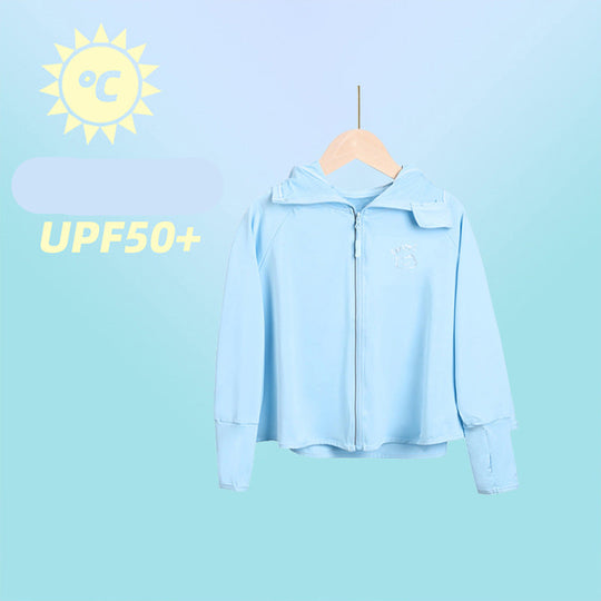 Damen UV-Schutzjacke mit Kapuze und feuchtigkeitsregulierenden Eigenschaften EB