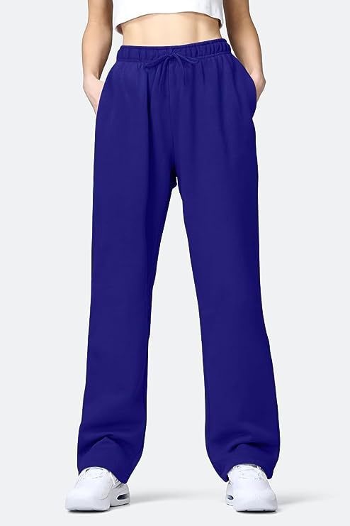 Damen Sportliche Freizeithose mit elastischem Bund und praktischen Taschen EB