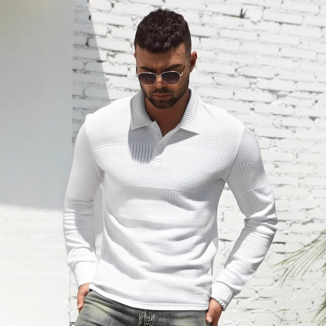 Herren Langarm Poloshirt EB