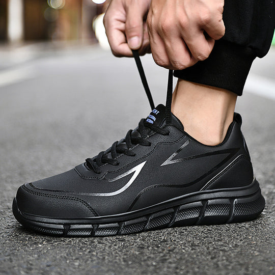 Herren nan moderner City-Comfort Sneaker mit segmentierter Dämpfungssohle, ergonomischer Memory-Innensohle und gepolstertem Fersenkragen EB
