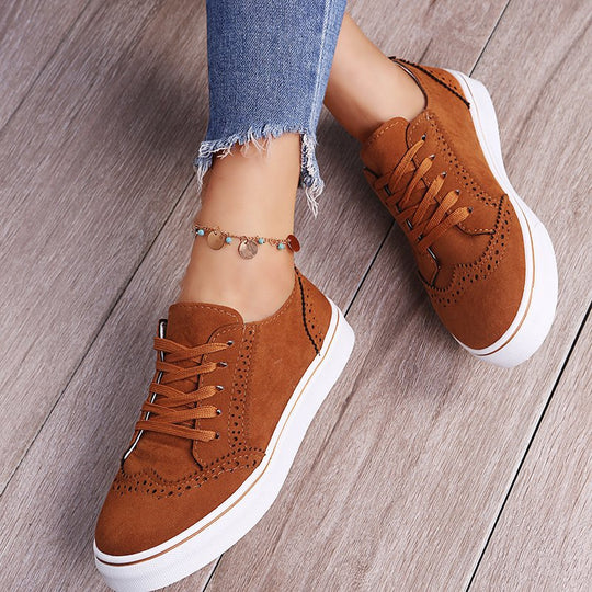 Damen Freizeit-Sneaker im eleganten Riemchen-Design mit atmungsaktiver Innensohle EB