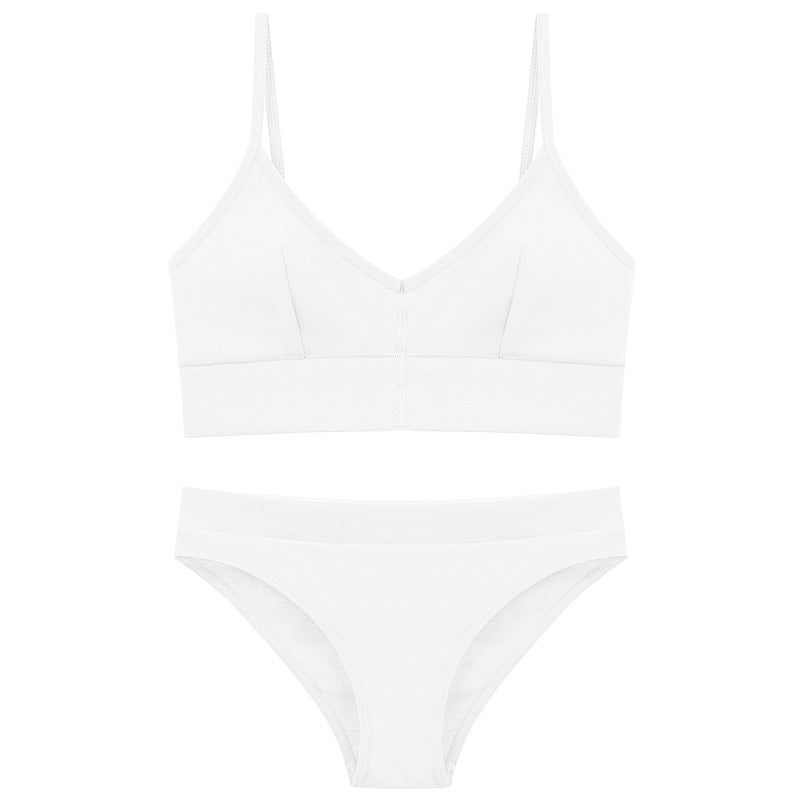 Damen Bikini-Set mit elegantem V-Ausschnitt und verstellbaren Trägern EB