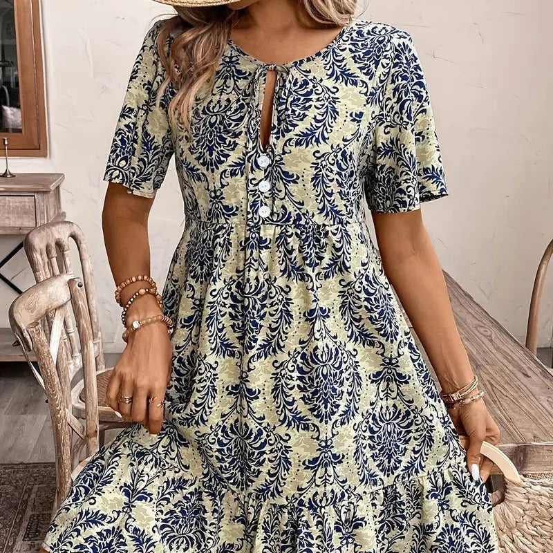 Damen Sommerkleid im Vintage-Stil EB