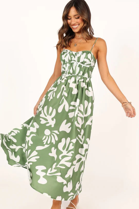 Damen Maxikleid mit floralem Druck EB