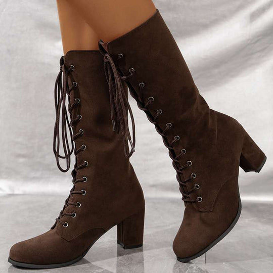 EB | Samt Stiefeletten für Frauen
