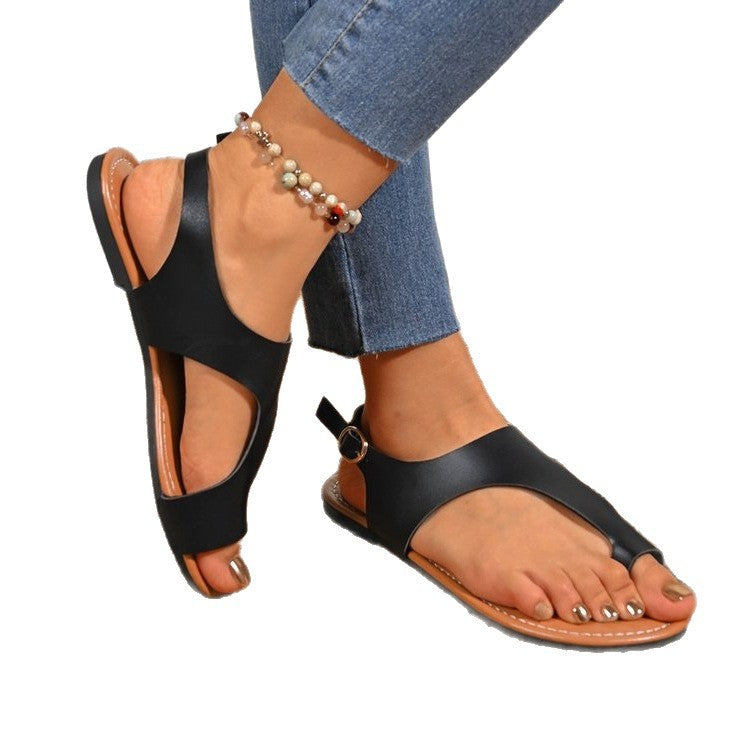 Damen offene Riemchen-Sandalen mit komfortabler Fußbettung EB