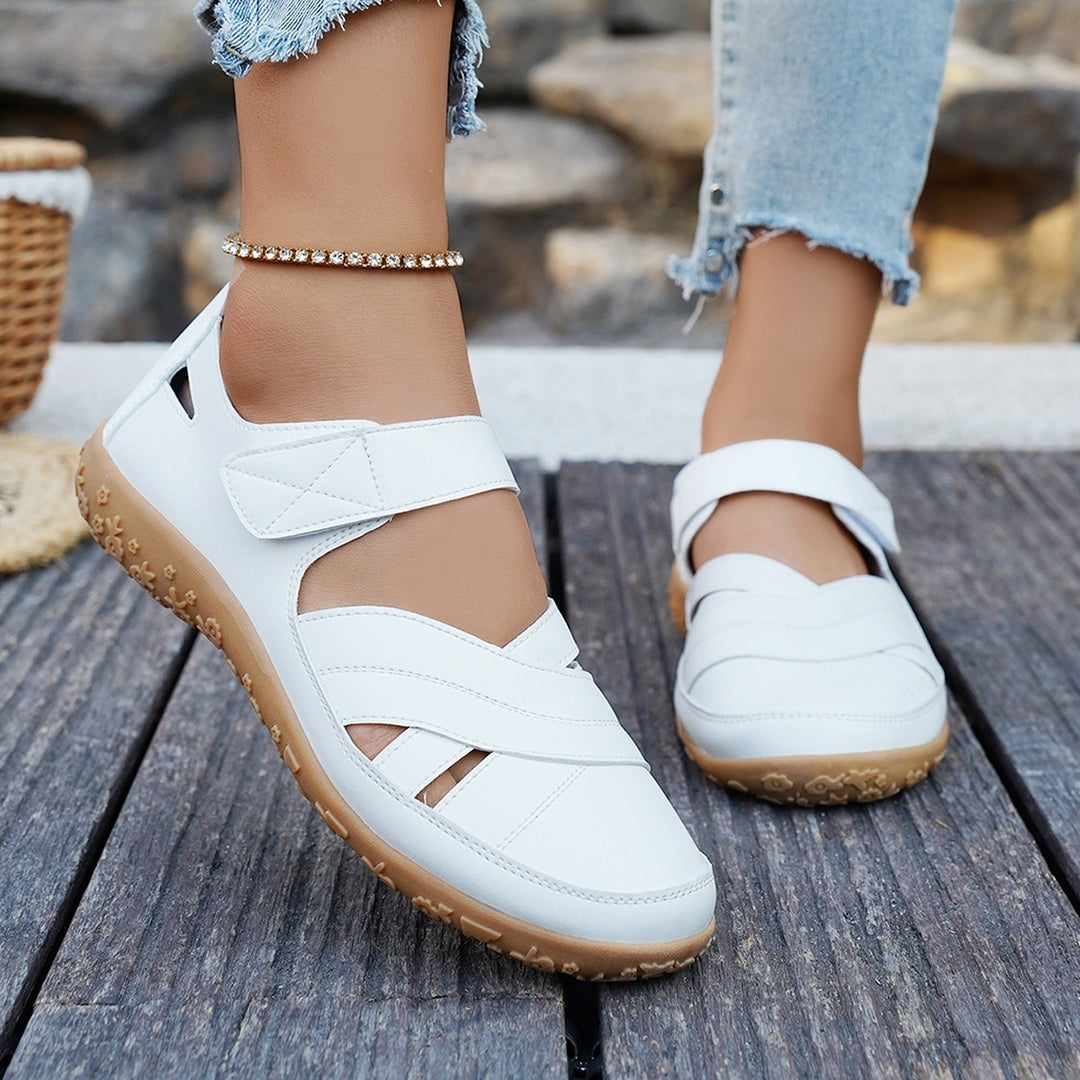 Damen Clogs mit verstellbaren Riemen und rutschfester Sohle EB