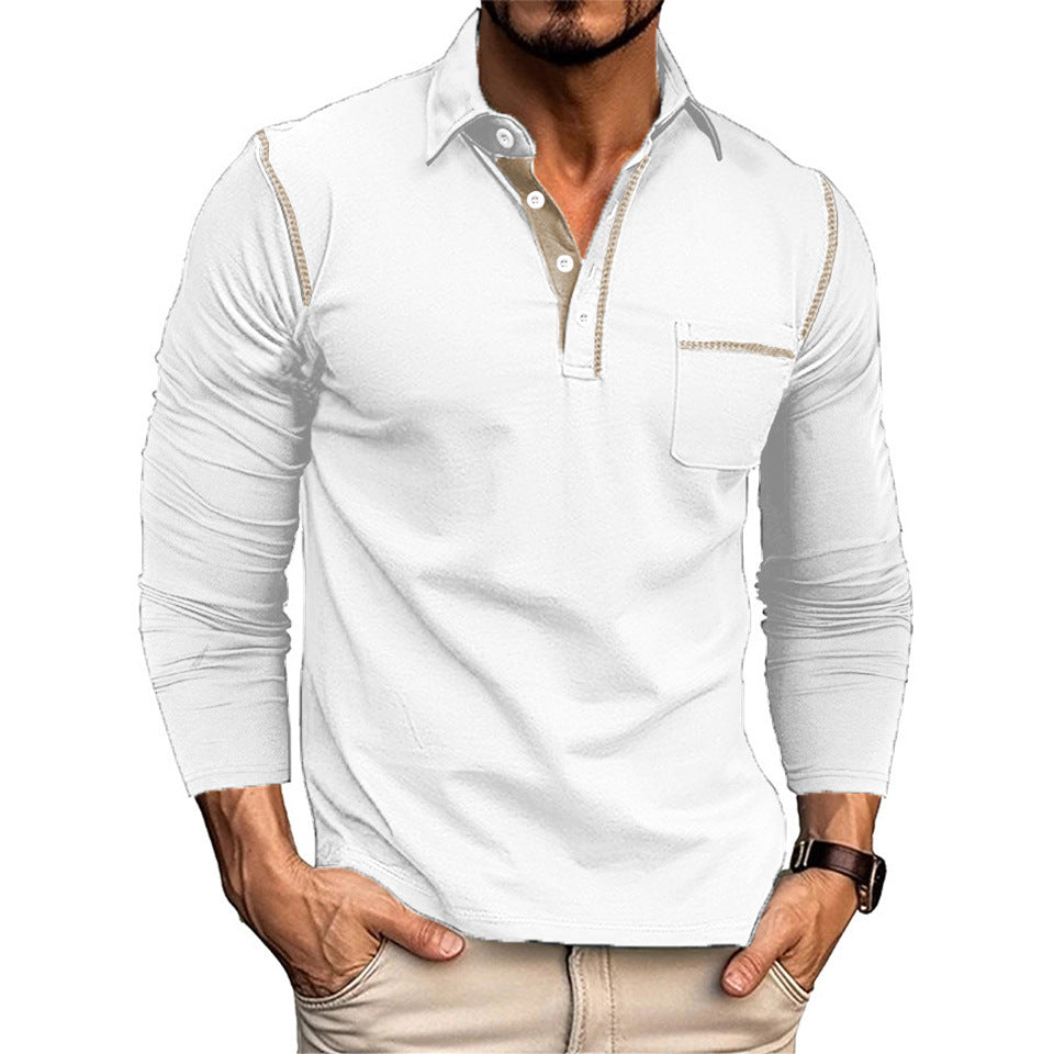Herren Langarm Poloshirt EB