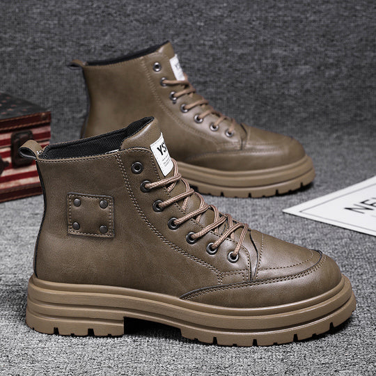 Damen Hochwertige Schnürstiefel mit robustem Profil und modischem Design EB