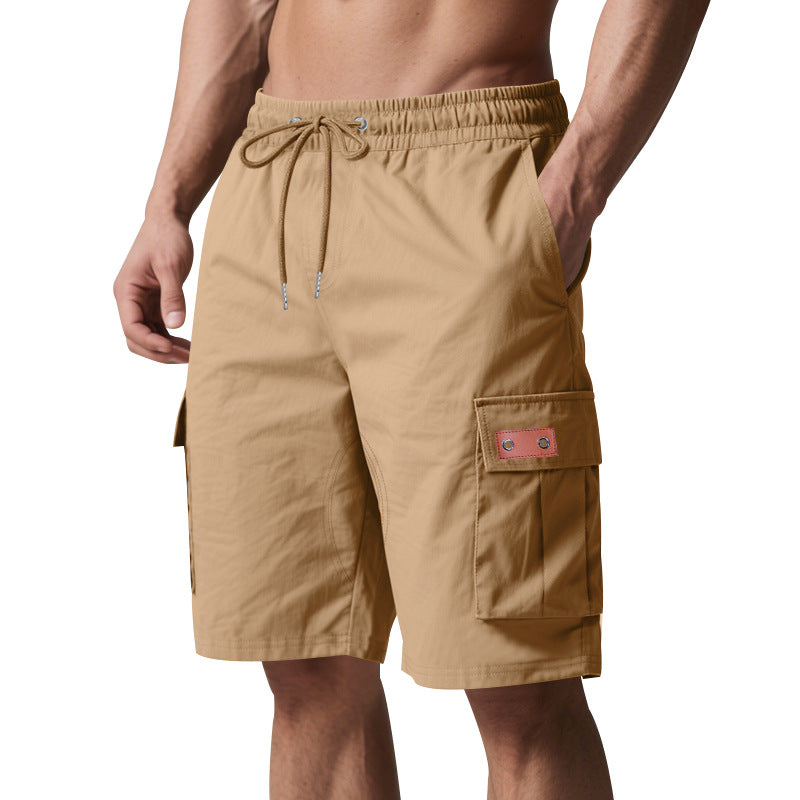 Herren Cargo-Shorts mit elastischem Bund und praktischen Taschen EB