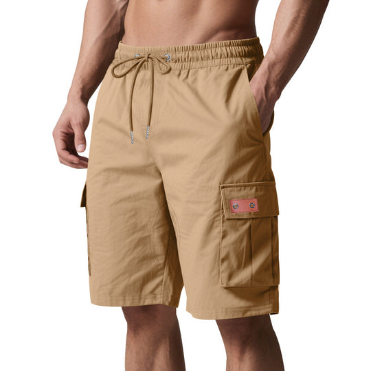 Herren Cargo-Shorts mit elastischem Bund und praktischen Taschen EB