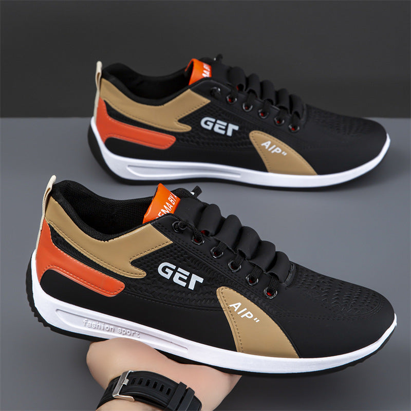 Herren Sportliche Lauf-Sneaker mit rutschfester Sohle und atmungsaktivem Obermaterial EB
