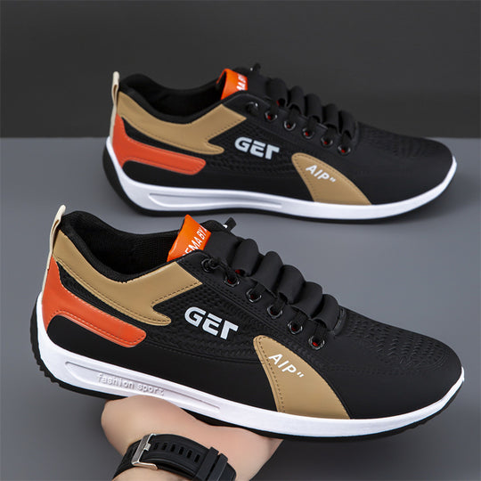 Herren Sportliche Lauf-Sneaker mit rutschfester Sohle und atmungsaktivem Obermaterial EB