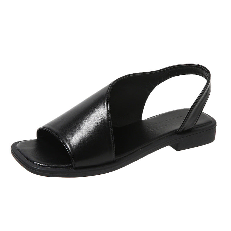 Damen Sandalen mit modischem Denim-Design und komfortablem Fußbett EB