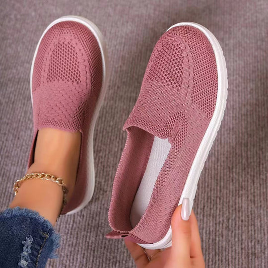 Damen bequeme Sneaker mit atmungsaktivem Design EB