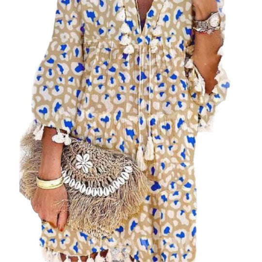 Damen Hippie-inspiriertes Kleid EB