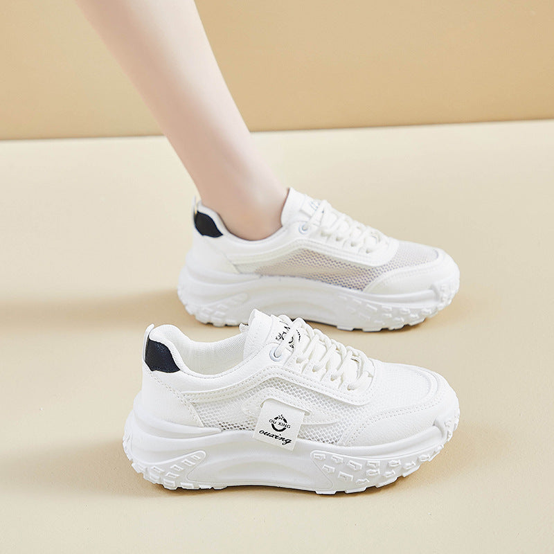 Damen Sportliche Sneakers mit atmungsaktivem Mesh-Obermaterial und innovativer Dämpfungstechnologie EB