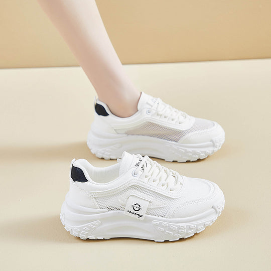 Damen Sportliche Sneakers mit atmungsaktivem Mesh-Obermaterial und innovativer Dämpfungstechnologie EB