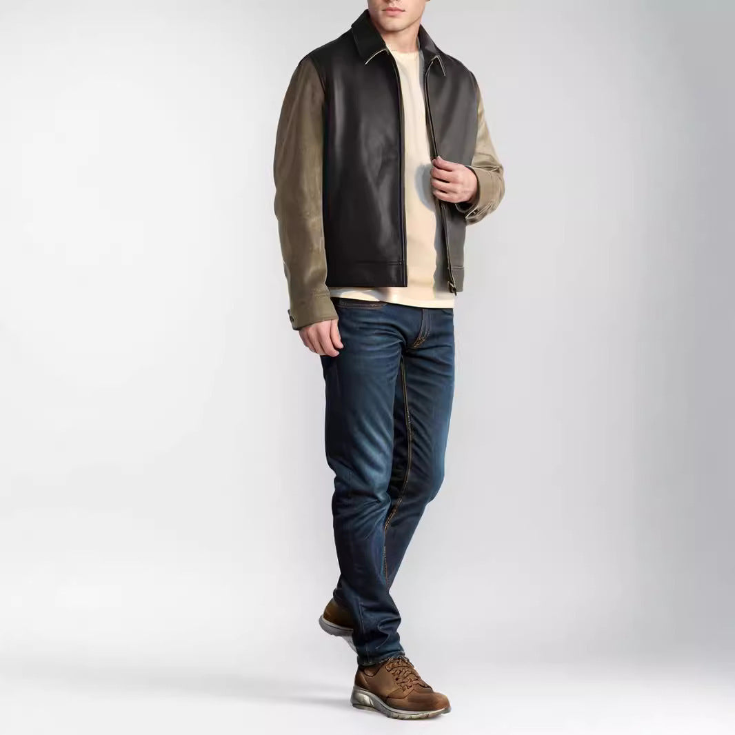 Herren modische Hybridjacke aus Cord EB