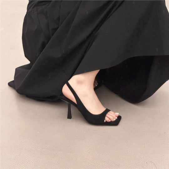 Damen Slingback Sandalen mit Punktmuster EB