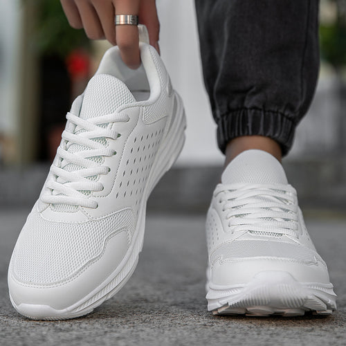 Damen Leichte und atmungsaktive Freizeitsneakers mit dämpfender Sohle EB