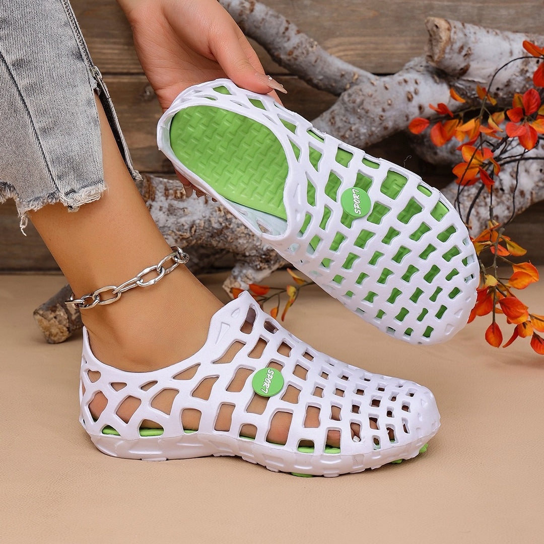Damen leichte und atmungsaktive Freizeitschuhe mit rutschfester Außensohle EB