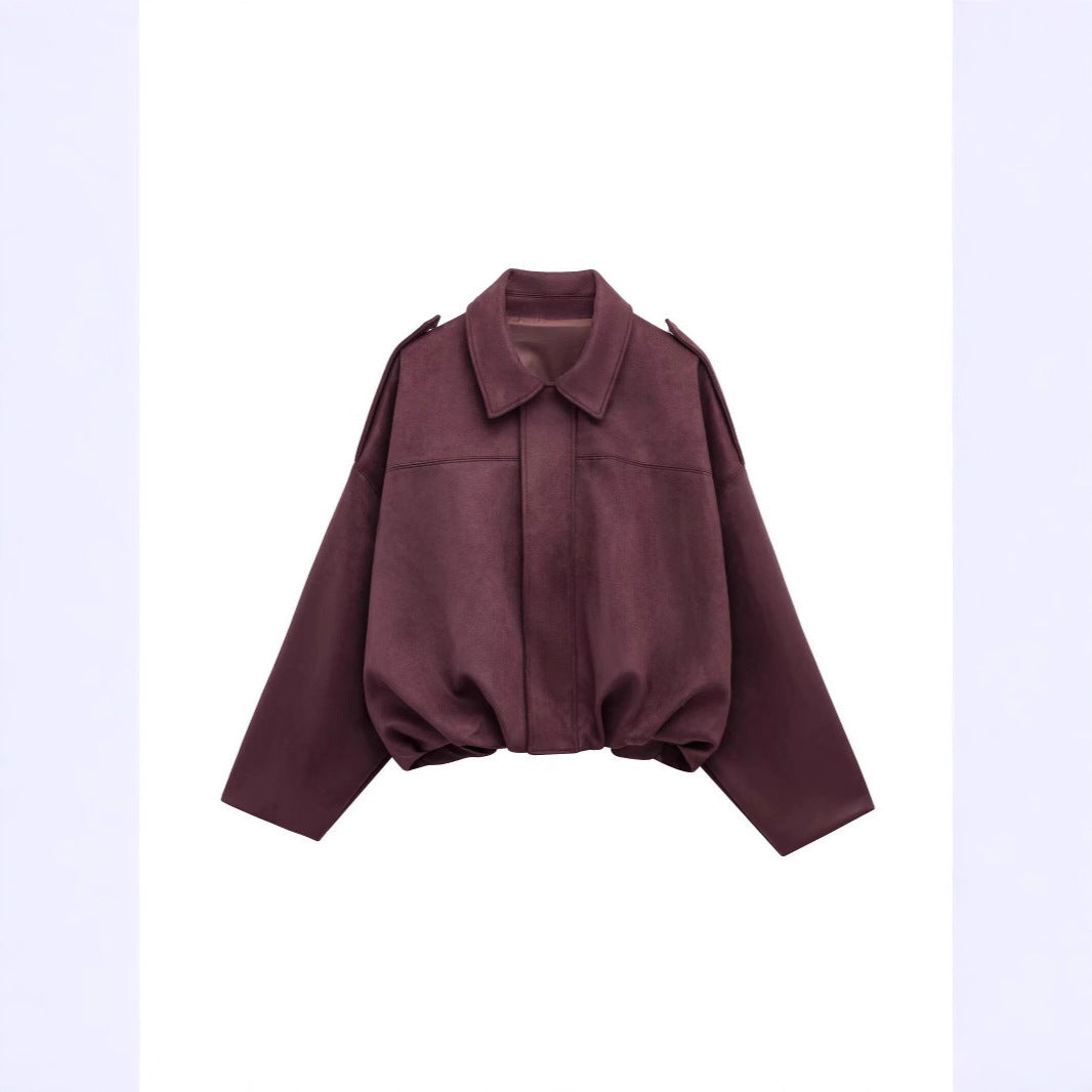 Damen trendige Oversized Jacke EB
