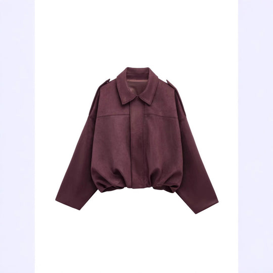 Damen trendige Oversized Jacke EB