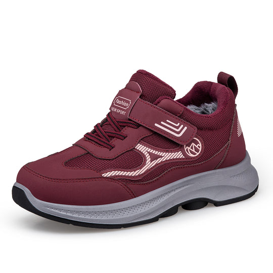 Damen Sportliche Schnür-Sneaker mit integrierter Wärmeisolierung und rutschfester Sohle EB