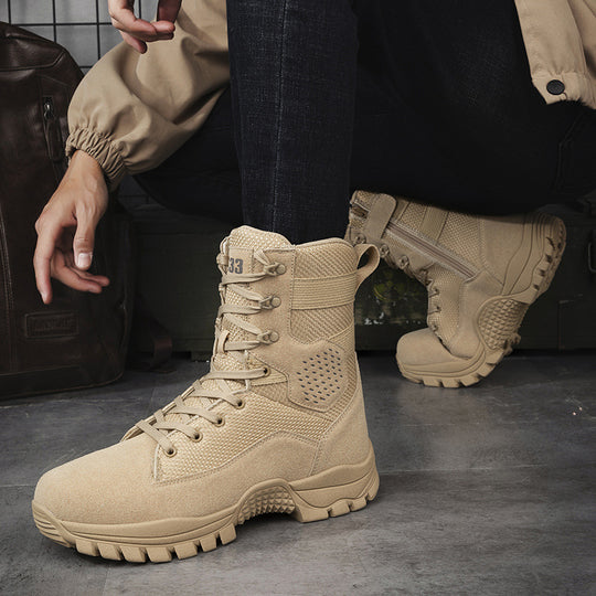 Herren Komfortable Einsatzstiefel mit hohem Knöchelschutz EB