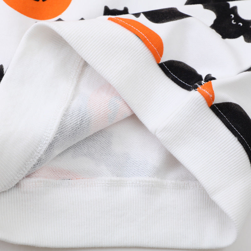 Mädchen Sweatshirt mit niedlichem Halloween-Motiv EB