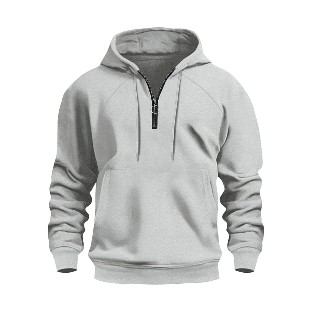 Herren funktionale Kapuzenpullover mit halbem Reißverschluss EB