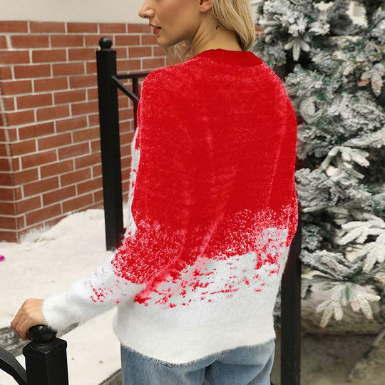 EB | Festlicher Weihnachtlicher Strickpullover Für Damen