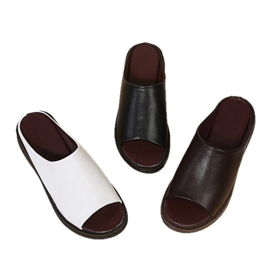 Damen moderne Wedge-Pantoletten mit anatomischem Fußbett EB